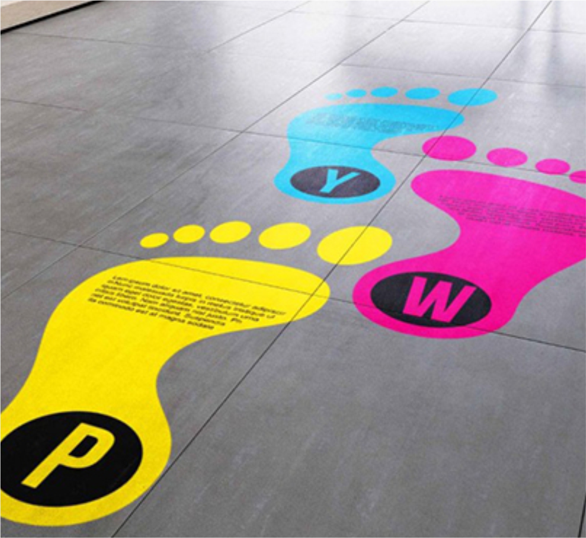 Laminasyonlu Zemin Etiketi