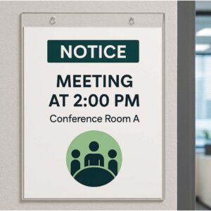 Duvar U Tipi Pleksi Föylük