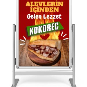 Açılır Yer Tipi Poster Pano
