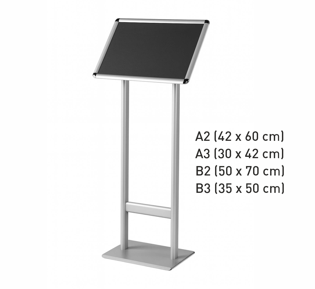 Çift Ayak Menü Bilgilendirme Yönlendirme Panosu